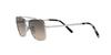 Ray-Ban New Caravan Sunglasses RB3636 003/32 58 - Polished Silver / Crystal Grey Gradient Glass Lens