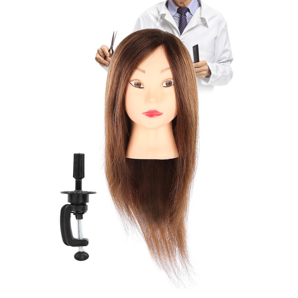 Haar Übungskopf Friseur Trainingskopf Kosmetologie Übungskopf mit Halterung
