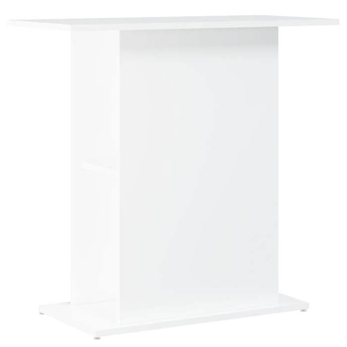 VidaXL Support pour aquarium blanc 36x75x72,5 cm bois d'ingénierie 833647