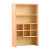 Japanese Style Miniature Cabinet Bookshelf Side Board Storage Shelves 1/12 Doll /Kitchen Farmhouse