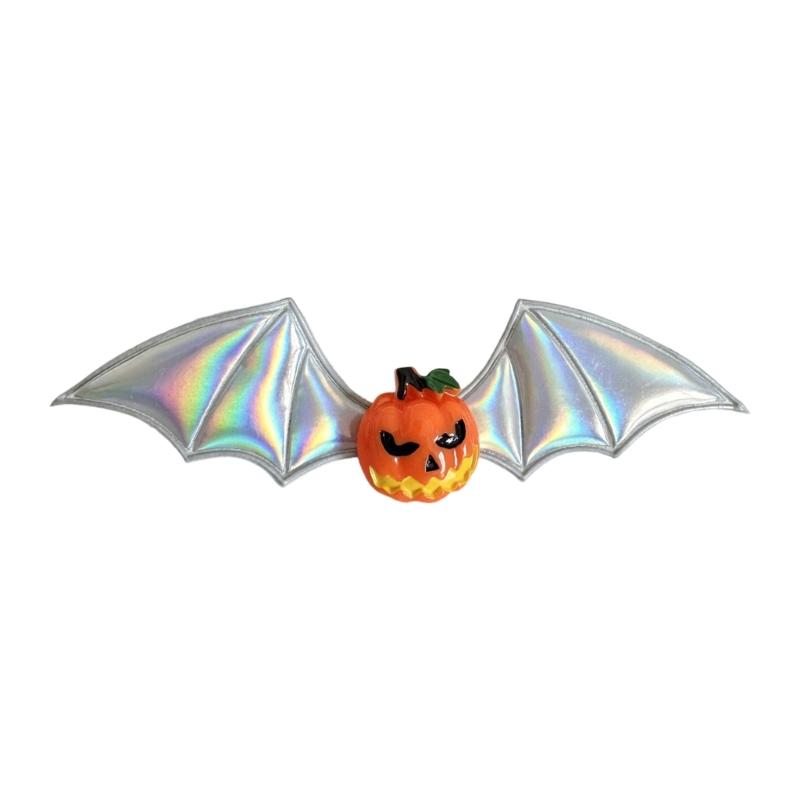1PC Friendly Bat Shaped Hairpin For Gothic Fashion Dark Theme Parties Comfortable Costume Accessories