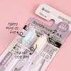 [Sanrio] Kuromi Compact Head Toothbrush 2P