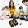 Rainbow Ball Elimination Board Game Fun Rainbow Ball Elimination Color Matching Toy Parent-child Interaction Tabletop Chess Game