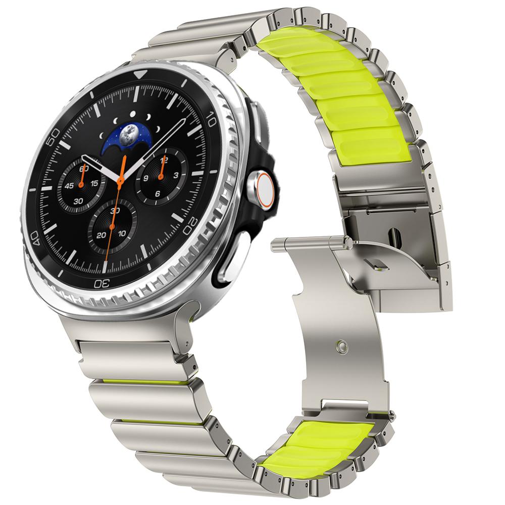 Titanium Wristband for Samsung Galaxy Watch 8 44mm 40mm 8 Classic 46mm Bracelet Business Metal Band for Galaxy Watch Ultra 2025