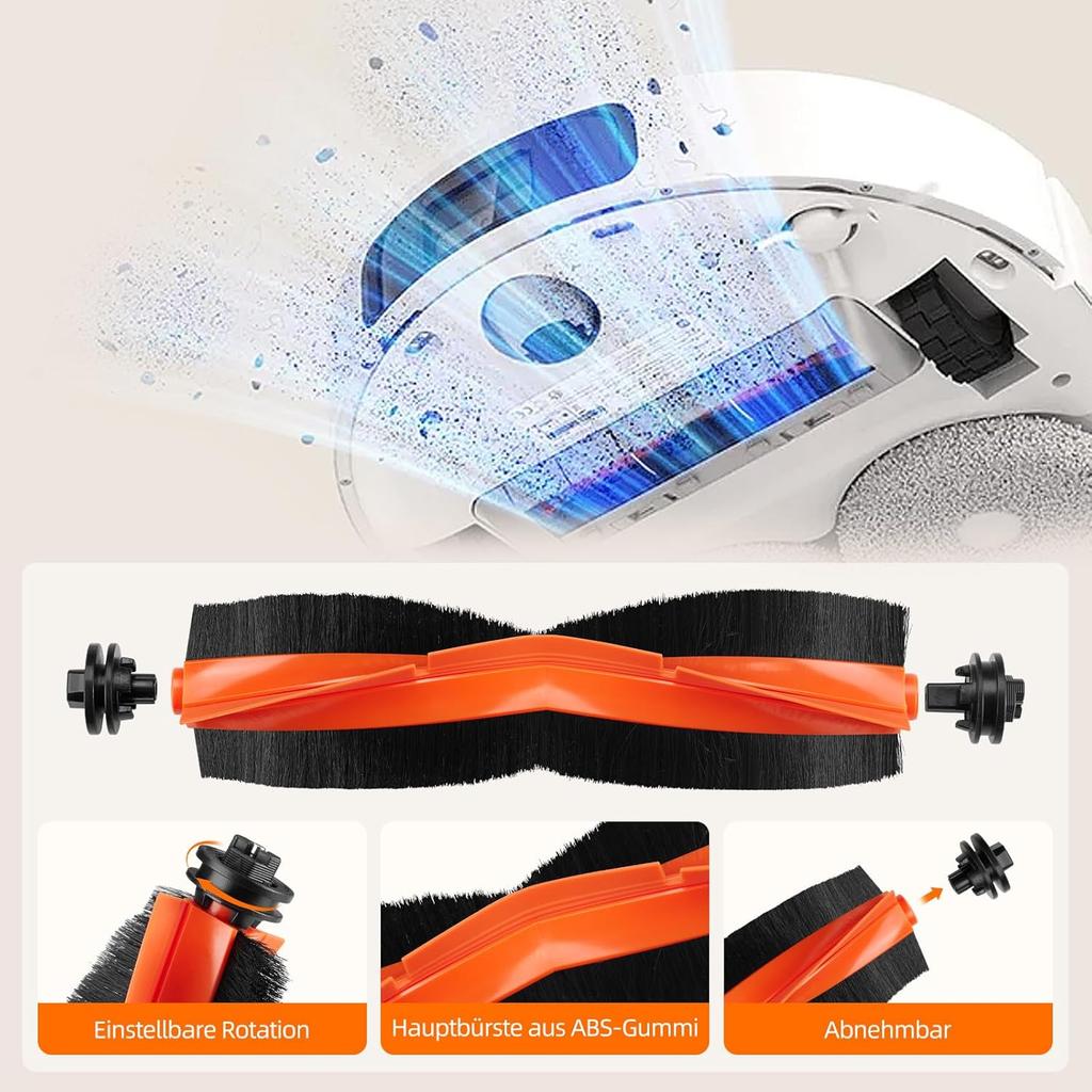 For Robot Vacuum Cleaner Xiaomi X20 + / X20 Plus, Wiper and Grill Accessories, Main Side Brush, Hepa Filter, Spare Parts Dust Ba