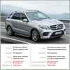 for Mercedes Benz M Class GLE W163 W164 W166 ML 350 ML250 GLE250 GLE350 AMG Full Cover Rearview Mirror Anti Fog Film Accessories