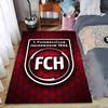FCH Logo Rotes Sechseckmuster geeignet als rutschfeste Matte für das Wohnzimmer oder Schlafzimmer Sofa