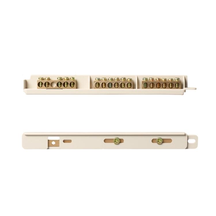 Wire Screw Connector Heavy Duty Brass Terminals Block Junction Box Grounding Brass Connection Row Electrical Connectors