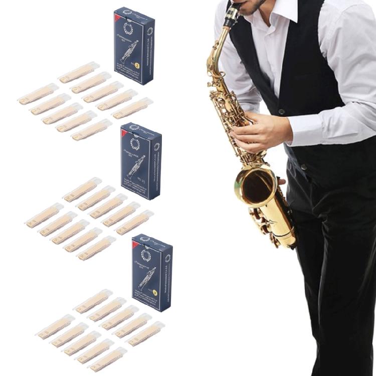 10pcs Bb Soprano Saxophone Reeds Strength 2.0/2.5/3.0 Tone Sax Instrument Reed