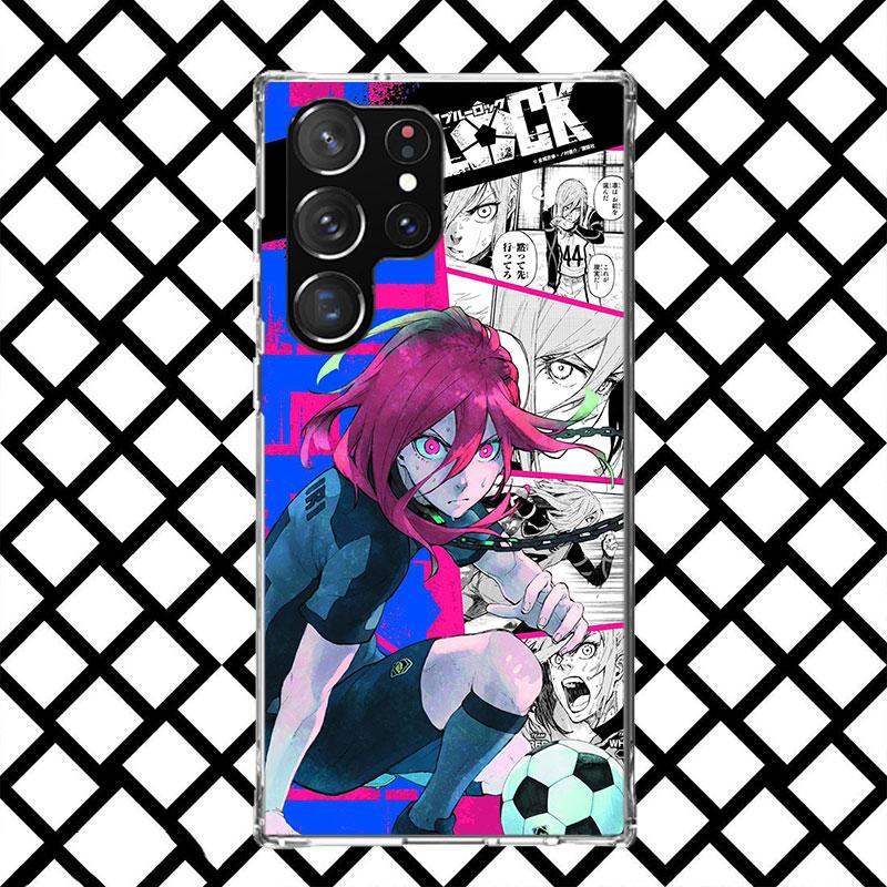 Blue Lock Chigiri Hyoma Phone Case for Samsung Galaxy S26 S25 Edge S24 S23 Ultra S22 Plus S21 FE S20 + Soft Cover Print Fundas G
