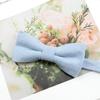 Mens Super Soft Downy Suede Parent-Child Bowtie Set Macarons Solid Color Classic Design Cute Butterfly Red Green Blue Pink Tie