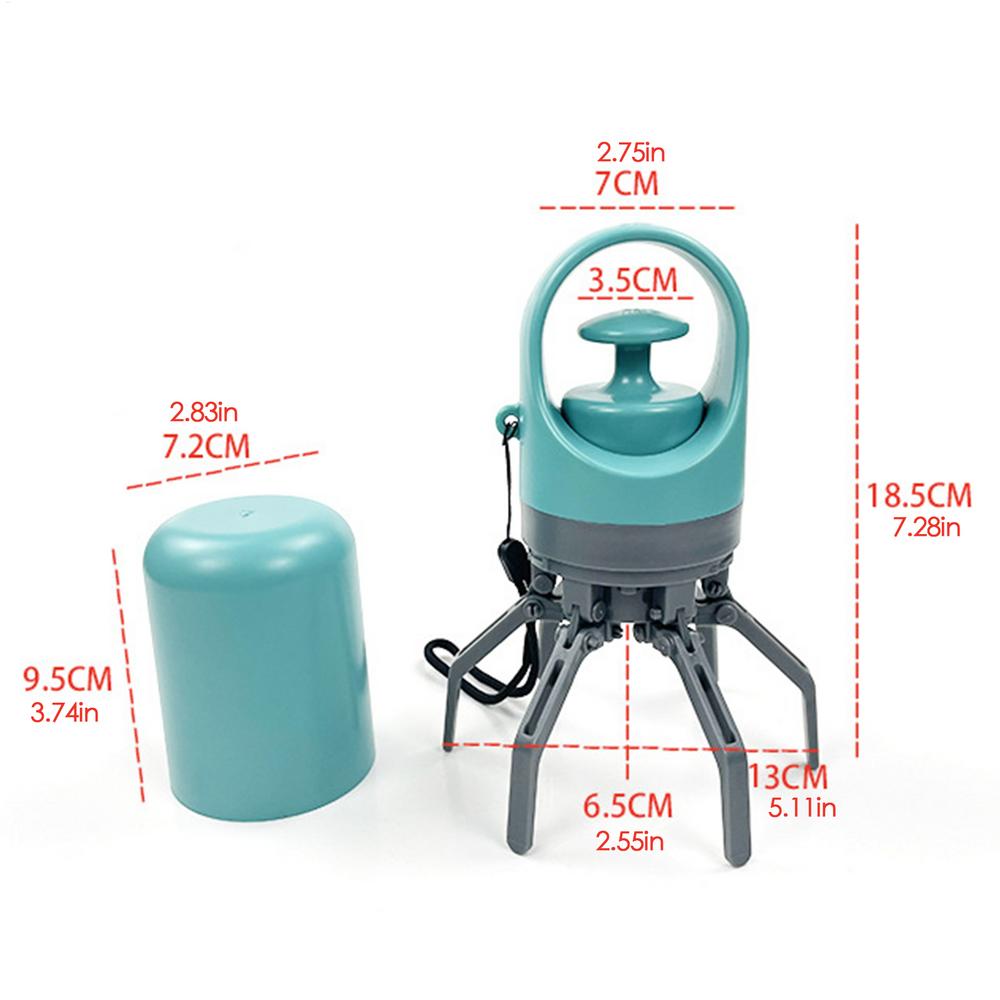 

Portable Dog Pooper Scooper Outdoor Pet Waste Pick-up Cleaner Effective and Simple Dog Waste Picker No Touch Design