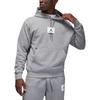 Jordan Sweatshirts Men's Gray Fleece Lined Hooded Moderate Regular DQ7339-091