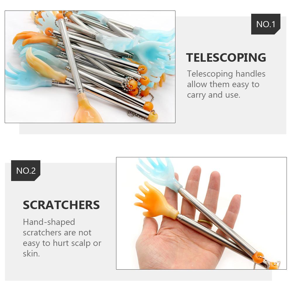 Buy 3 Pcs Extendable Back Scratchers Telescopic Head Scratchers Foot