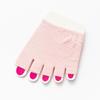 Women's Half-Palm High-Heel Five-Toe Invisible Socks for Sandals