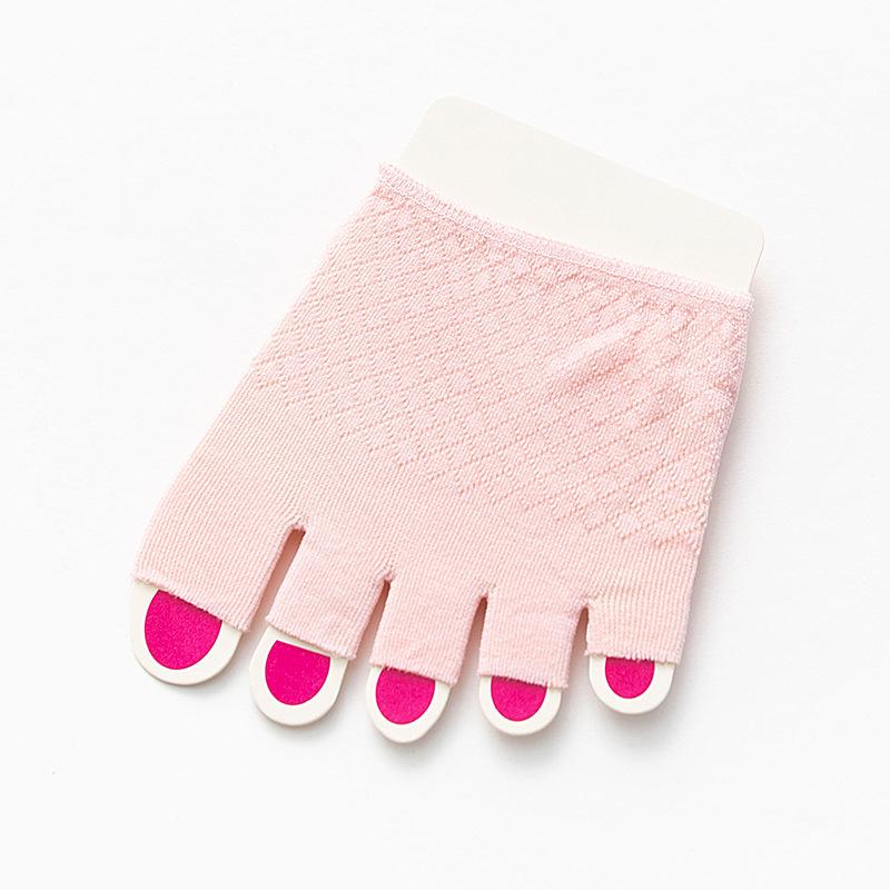 Women's Half-Palm High-Heel Five-Toe Invisible Socks for Sandals