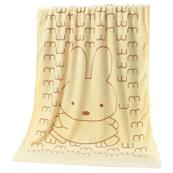 Toalha de banho forte absorção de água de secagem rápida impressão de desenhos animados conforto crianças toalha de banho absorvente