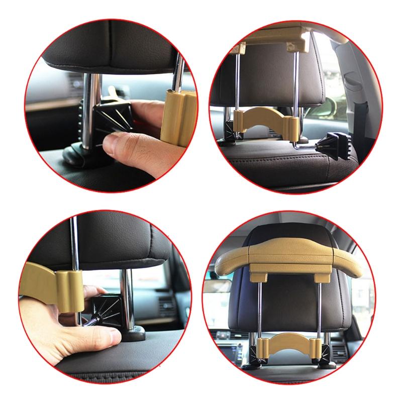 Multifunktionaler Auto-Sitzhaken Haken Organizer Kopfstütze Kleiderbügel Kleidung Anzüge Halter Hohe Qualität Universell Haltbar