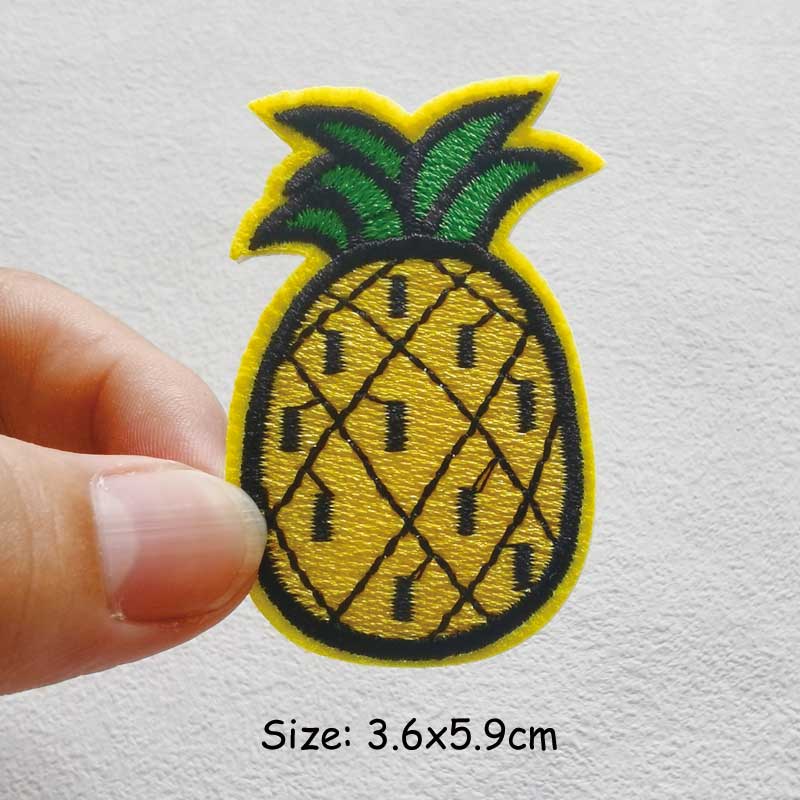 

Вышитые аксессуары «сделай сам», нашивка, виды фруктов, парчи, Ropa Diy, термопресс, аппликация, наклейки для одежды, нашивка на джинсы, сумки, шитье 3.6x5.9cm