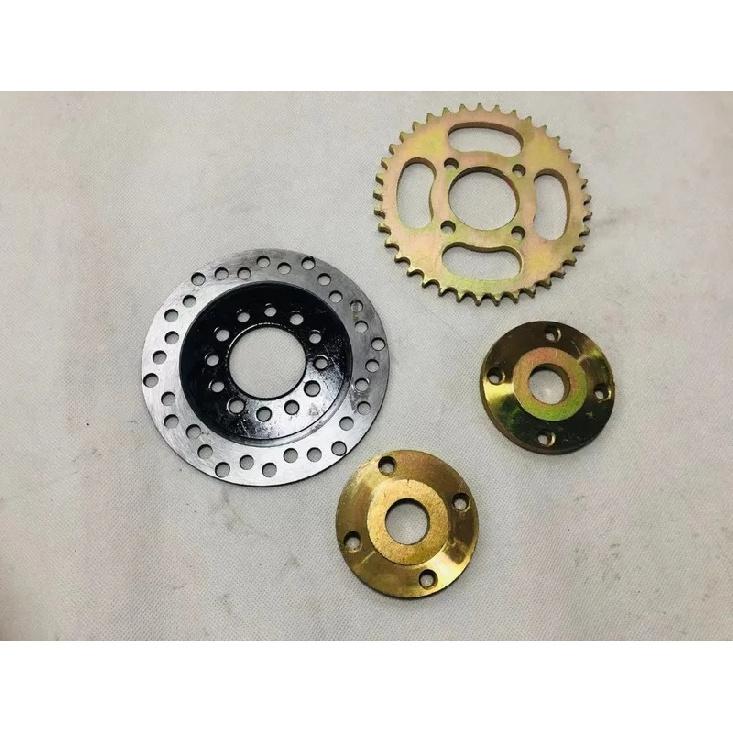 GO KART KARTING ATV UTV Buggy Transmission 160MM Disc Brake Rotor 428 37T Sprocket With Sitting