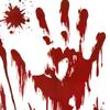 Creepy DIY Widnow Decor Horror Finger Foot Wall Stickers Halloween Decor Blood Handprint