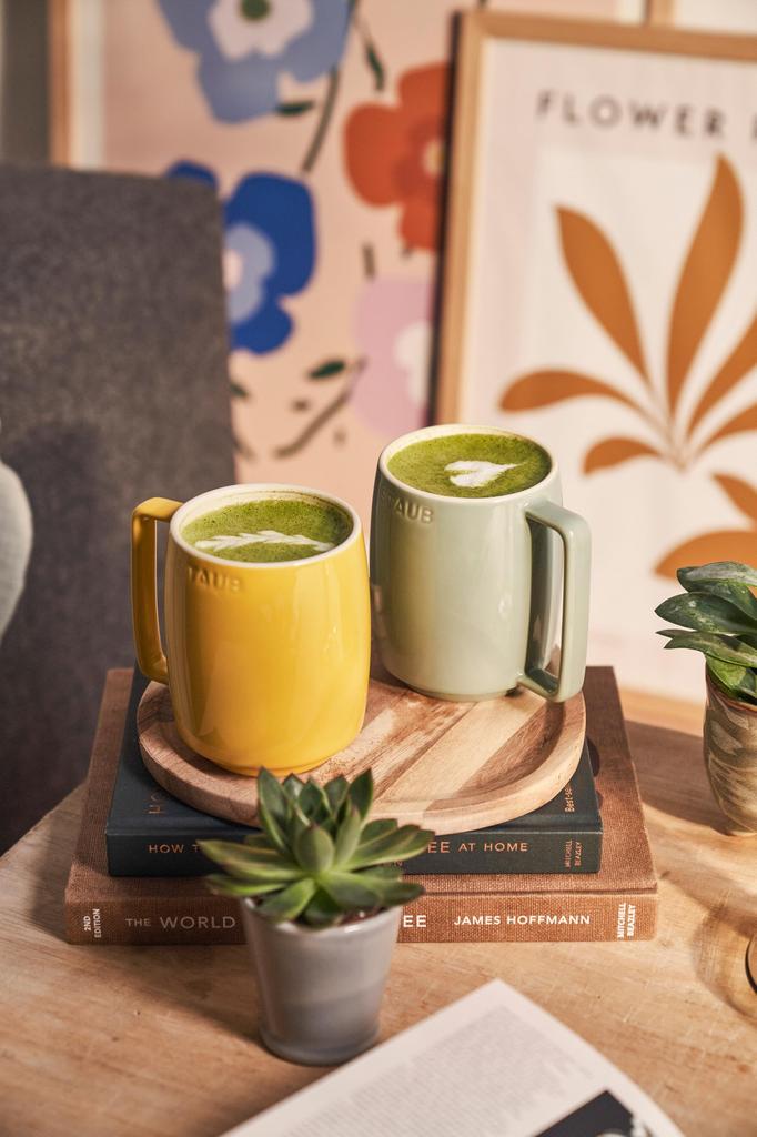 STAUB "Stacking Mug L Eucalyptus 475ml" Ceramic Mug, Large Capacity, Microwave Safe [Official Japanese Retailer] Ceramic Stacking Mug Z1029-092