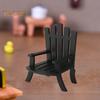 Miniature Beach Chair 1:12/1:16 Scale Decorative Models Wood Mini Size Chair Figure Dollhouse Interior Design Accessories