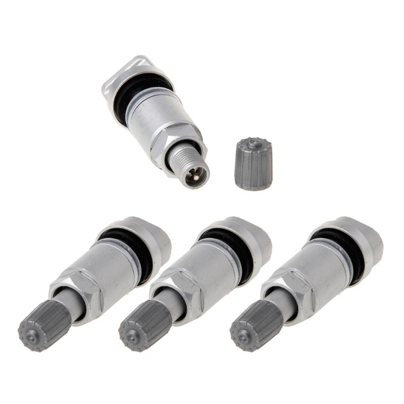 Q9QD 4Pcs Auto Tyre Pressure Sensor Valve TPMS Stem Repair Kit for Peugeot 407 407SW Tire Valve Stems Adapter