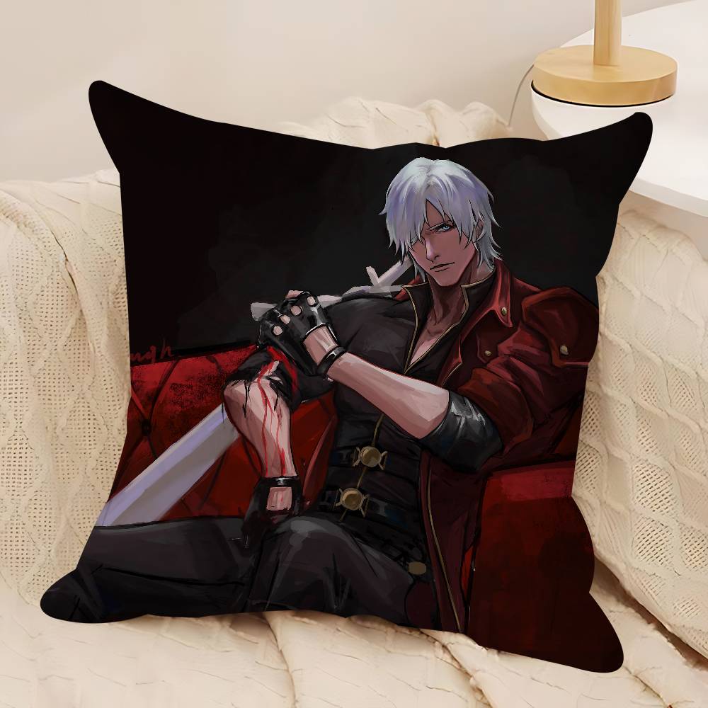 GAME THE D-DevilS May Cry Pillow Case Removable Washable Cushion Cover – All-Season Soft Linen