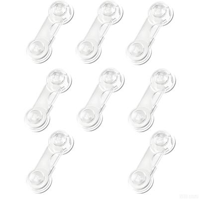 Child Lock Door Baby Door Child Drawer Door Earthquake Set of Baby Damage Strong Tape Lock, Lock, Lock, Stopper, Prevention, 8, Clear, Sticker-Type,