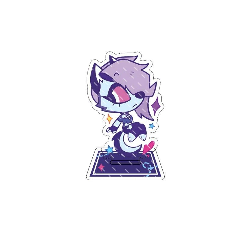 

Anime Hazbin Hotel Alastor Morningstar Cosplay Stand Acrylic Cartoon Figure Standing Birthday Gift Bag Decor Collection To 8cm