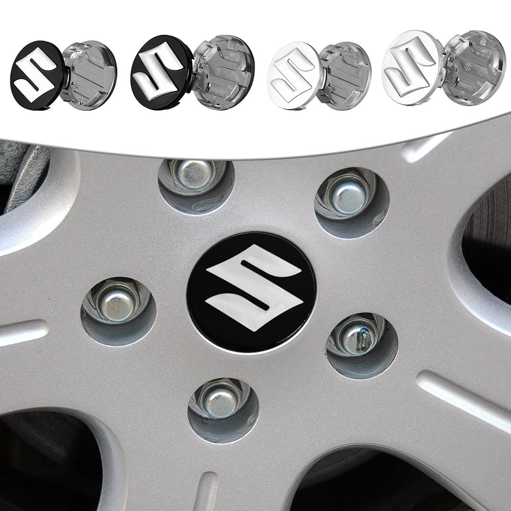 4 szt. 3D 54mm 58mm Emblemat Samochodowy Nakładki na Środkowe Dekielki Felg Naklejki Akcesoria Stylingowe Do Suzuki JIMNY Grand Vitara