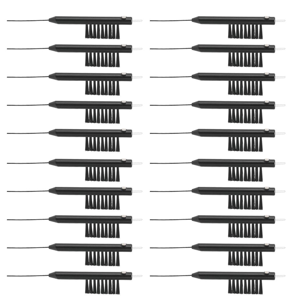 20Pcs Hearing Aid Hairbrush U Type Multifunction Effective Clean Hearing Amplifier Cleaning Brush