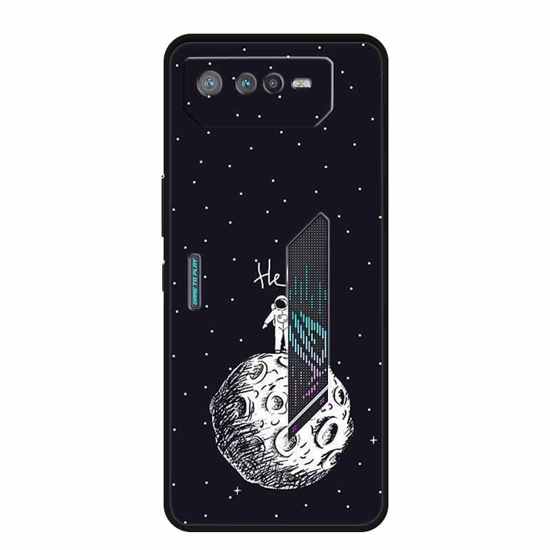 Für Asus ROG Phone 6 Hülle Luxus Silikon TPU Weiche Abdeckung Handyhülle für Asus ROG Phone 6 Pro Funda Rog6 Schutz Hülle Cartoon Hülle