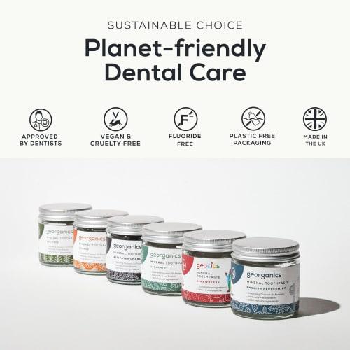 Georganics Toothpaste 60mL, Toothpaste (Activated Charcoal)