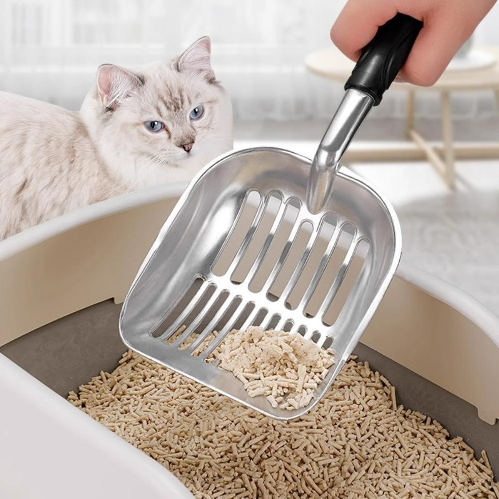Hanging Design Cat Litter Shovel Metal Scoop Cat Litter Scoop Kitten Sanding Shovel  Pet Toilets