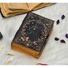 Black Cat Grimoire Journal | Gothic Lockable Witchcraft Diary | Vintage Handmade Leather Bound Notebook | Book of Shadows | Grimoire Book