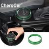 4WD Four-wheel Drive Knob Trim Cover green Aluminum Alloy for Ford Bronco +