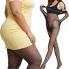 Large Plus Size Ultra-Thin 15D Black Tights Stockings Stretchy White Silk Slim Pantyhose Sock For Women Office Night Club Wear