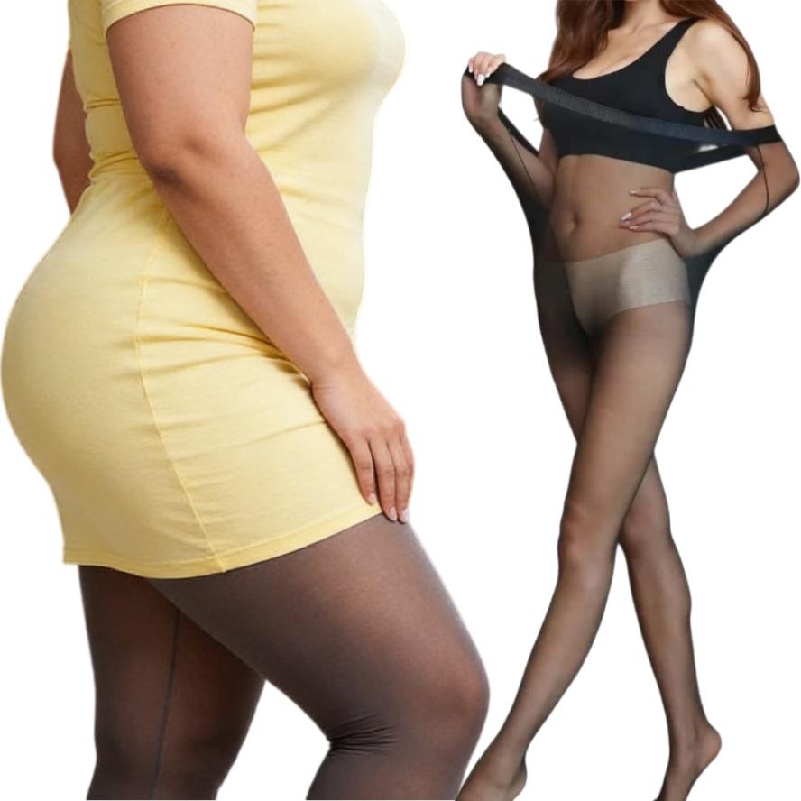 Large Plus Size Ultra-Thin 15D Black Tights Stockings Stretchy White Silk Slim Pantyhose Sock For Women Office Night Club Wear