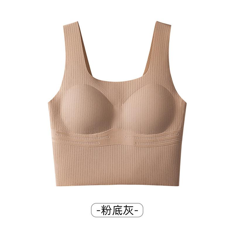 Less invisible skin during the development period, vest gathered, upper support, anti-sagging, high elastic and wide shoulder straps, comfortable m (recommended 35-45kg )