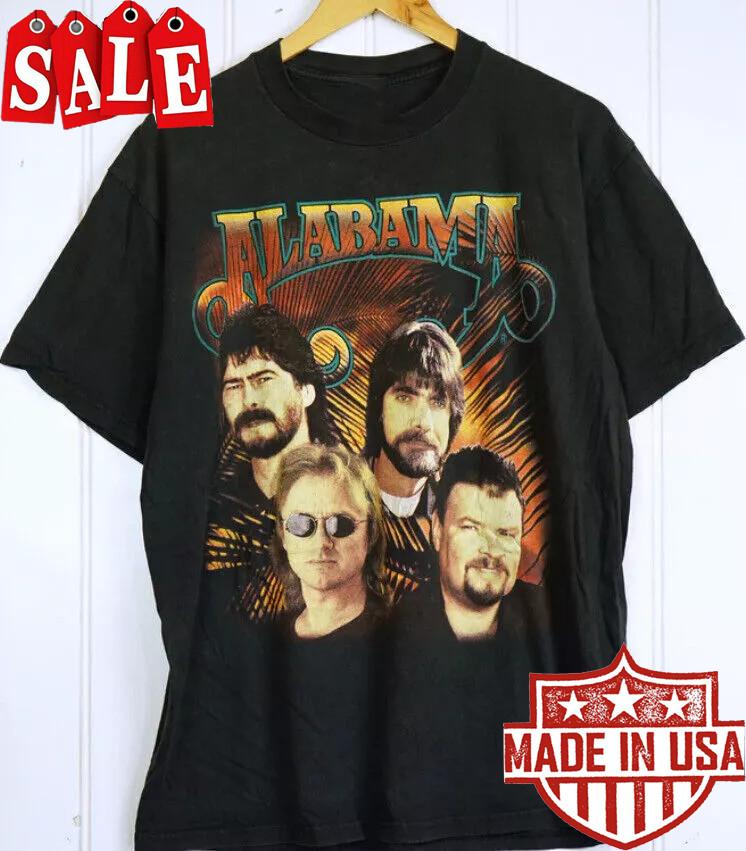 Alabama Band T shirt Funny Birthday Black Shirt Unisex T-Shirt S