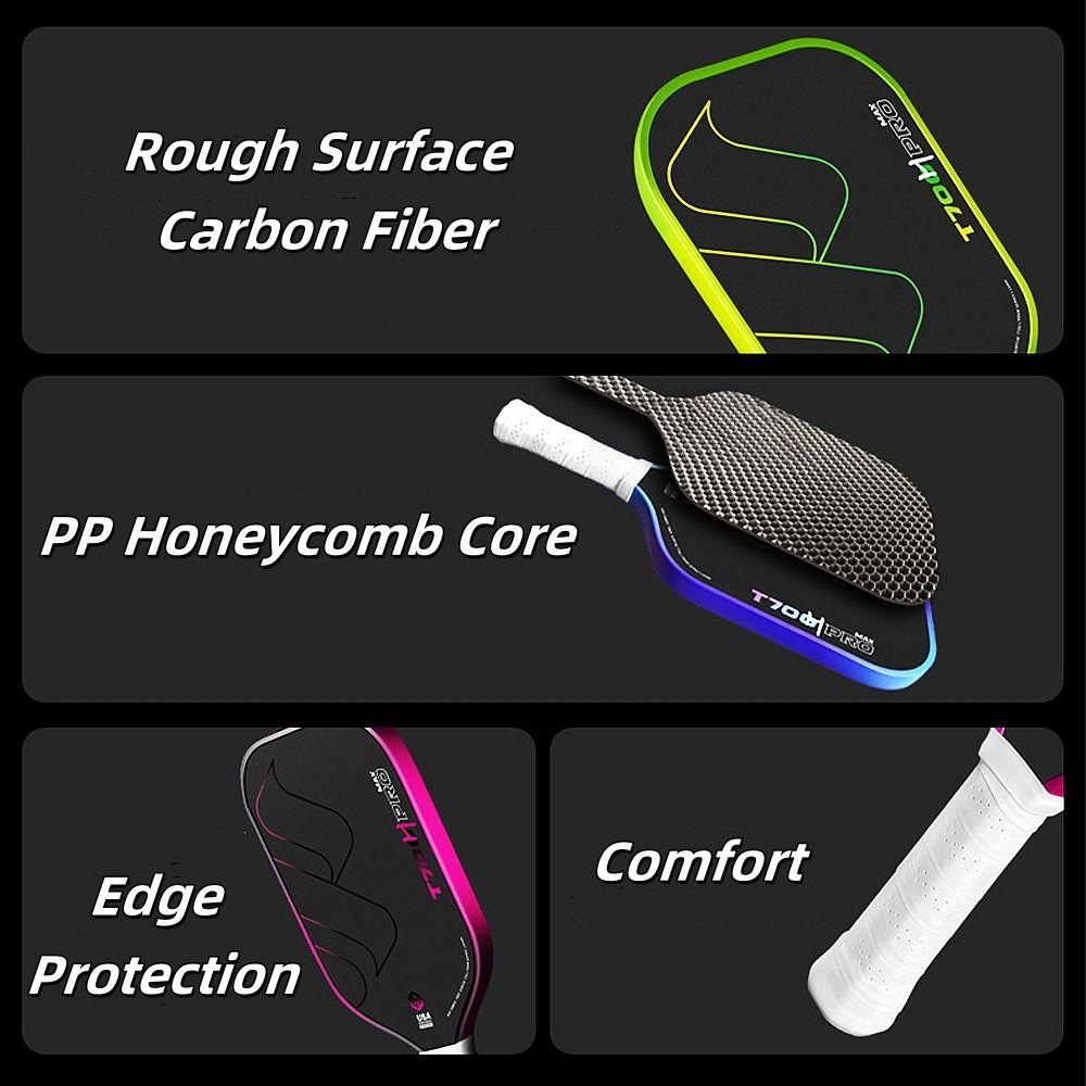 T700 Pickleball Paddles Carbon Fiber Pickle Ball Paddle High Quality Pickleball Rackets