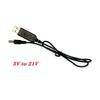 1pc 5V To 21V Boost Line USB Adapter Charging Cable For 21V Battery Packs And 5V USB Power Source Boost Line