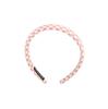 2023 Women's Pink Wide-Edged Hair Hoop: Sweet Summer Headdress for Face Wash