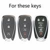 For Chevrolet Cruze Malibu Spark Sonic Impala Equinox Volt Trax Traverse Camaro Remote Fob Shell Cover Silicone Car Key Case