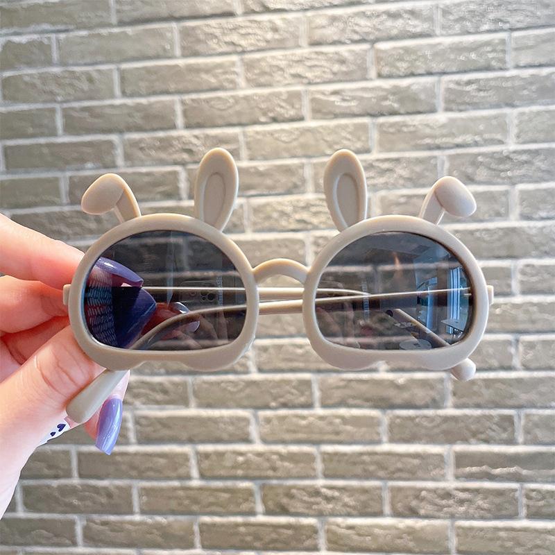 Kids Rabbit Ear Sunglasses UV400 Protection Cute Girl Baby Sun Glasses Fashion Children Eyewear Goggles