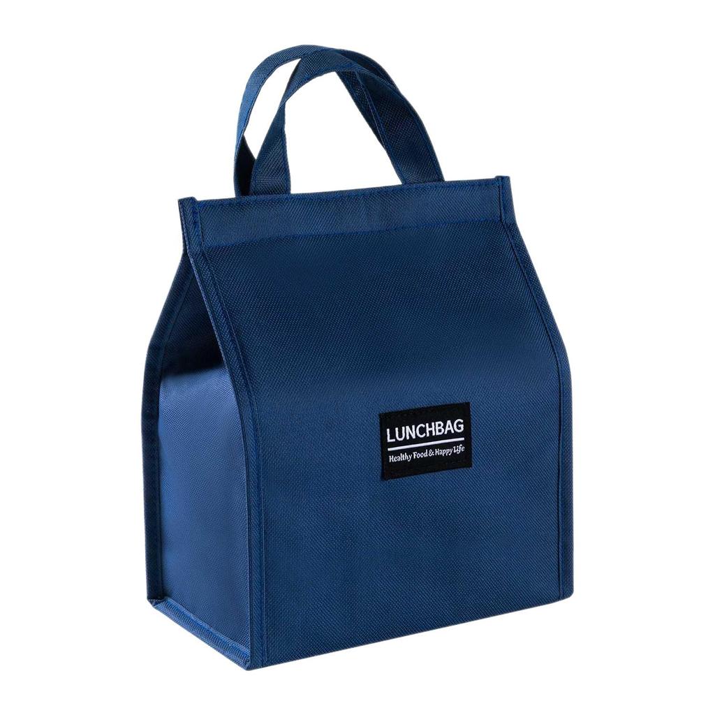 Portable Japanese-Style Bento Lunch Bag with Insulated Lining