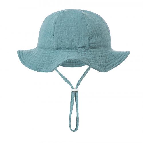Baby Cotton Basin Hat Baby Cute Printed Fisherman Solid Color Sun Hat Ins Simple Hat 3-12M