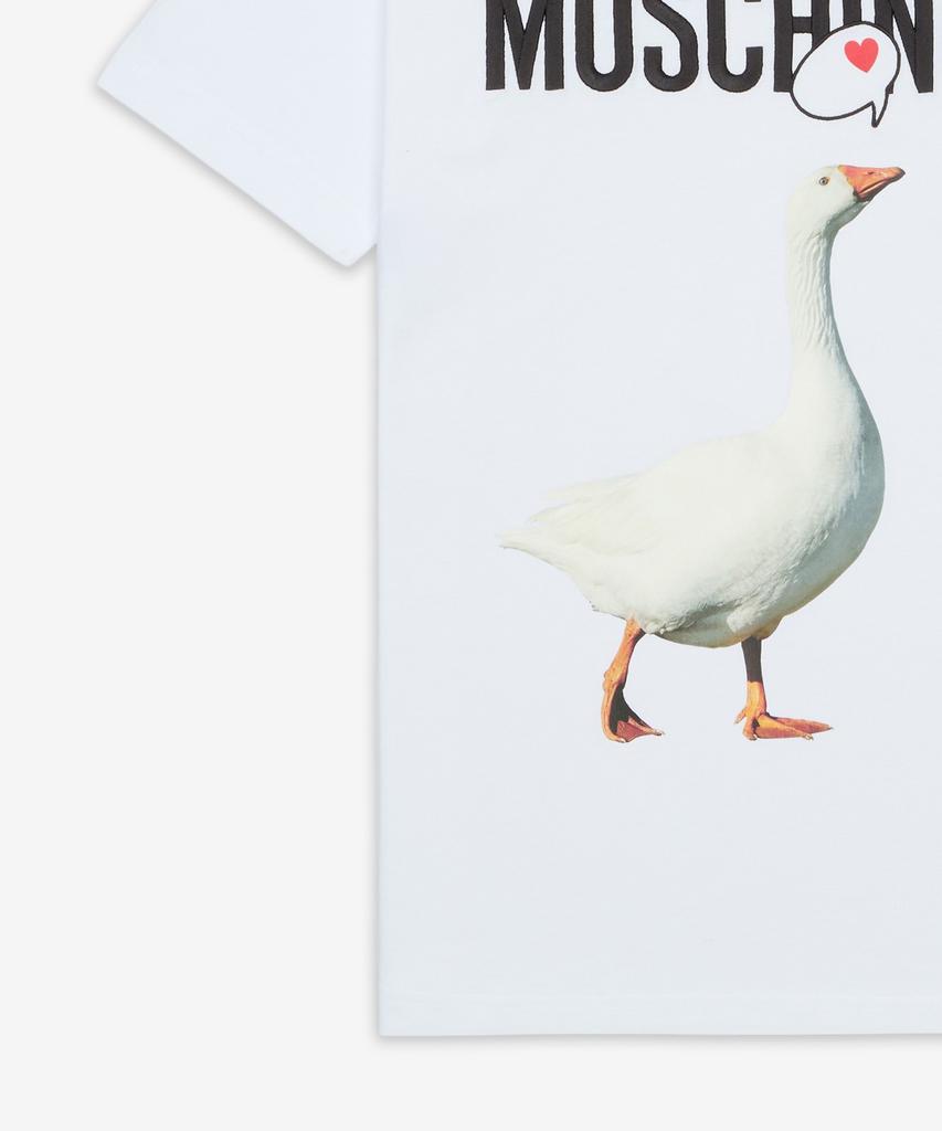 MOSCHINO Goose T-Shirt - White / Aef251Ea071505411001